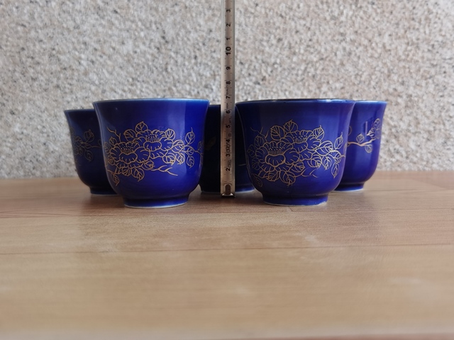 古玩陶瓷藍釉杯拍賣,當前價格298元
