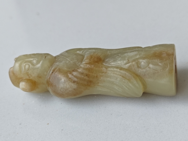 古玩玉器和田玉人真品鑒賞圖