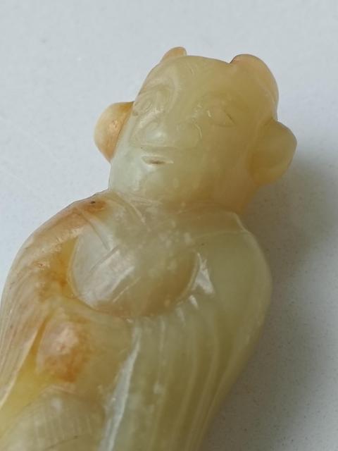 古玩玉器和田玉人真品鑒賞圖