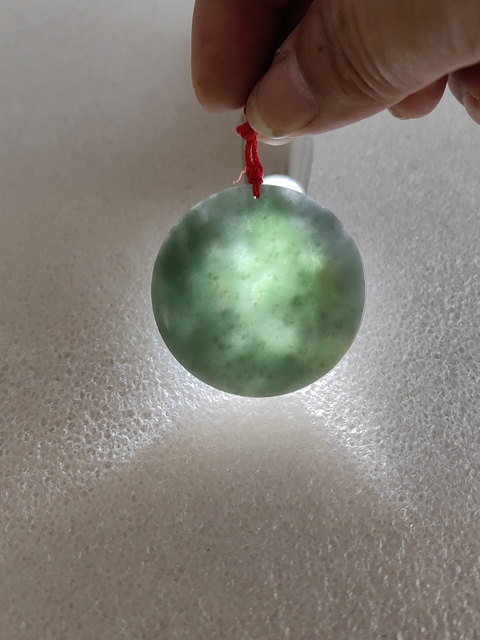 古玩玉器天然翡翠雕“山水牌”拍賣(mài),當(dāng)前價(jià)格298元