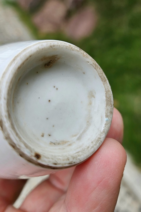 古玩陶瓷粉彩人物故事瓶真品鑒賞圖