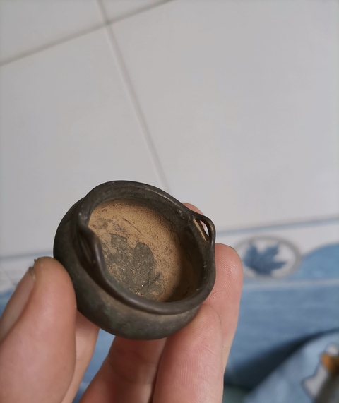 古玩銅器銅香爐真品鑒賞圖