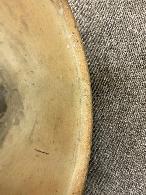 古玩陶瓷粉彩錦地開光花鳥紋缸真品鑒賞圖