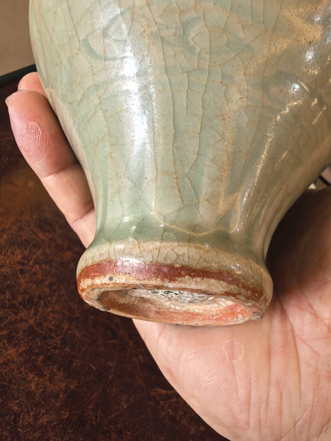 古玩陶瓷元末明初龍泉窯小罐真品鑒賞圖