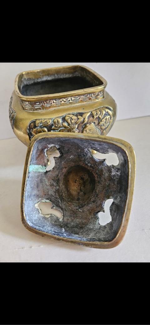 古玩銅器銅爐真品鑒賞圖