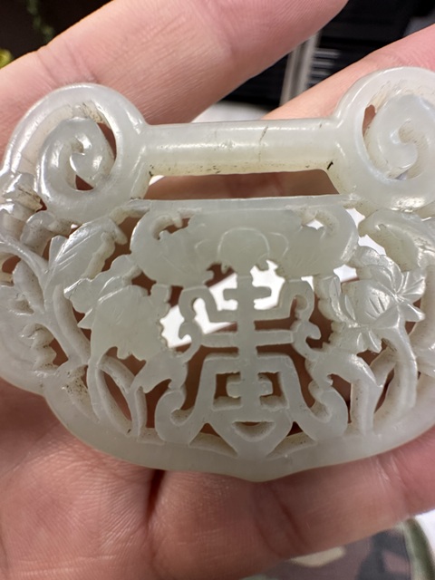 古玩玉器玉鎖真品鑒賞圖