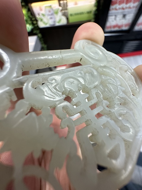古玩玉器玉鎖真品鑒賞圖