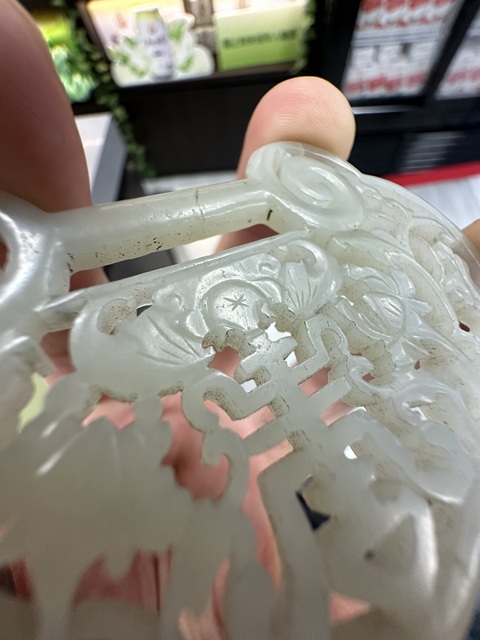 古玩玉器玉鎖真品鑒賞圖