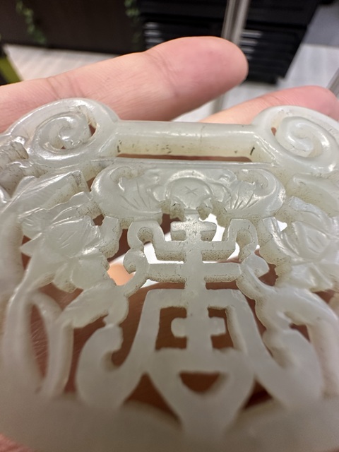 古玩玉器玉鎖真品鑒賞圖