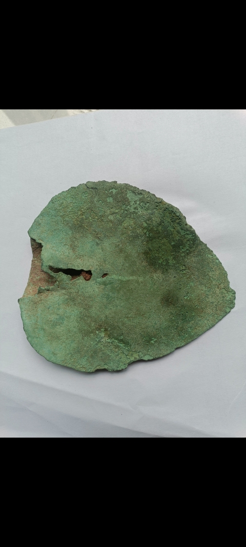 古玩銅器青銅農具真品鑒賞圖