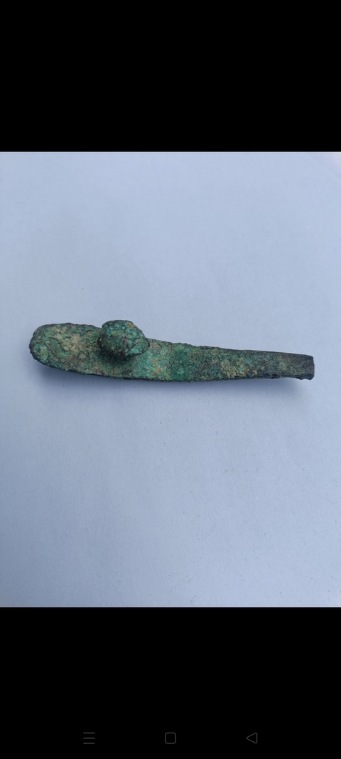古玩銅器青銅農具真品鑒賞圖
