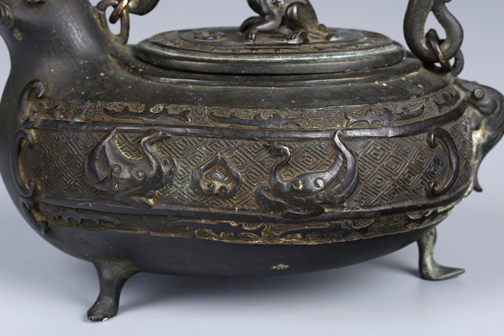 古玩銅器銅壺真品鑒賞圖