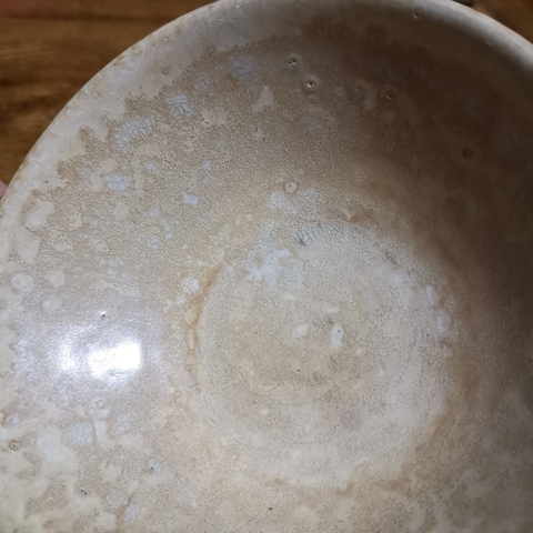 古玩陶瓷鞏縣窯褐釉唇口碗真品鑒賞圖