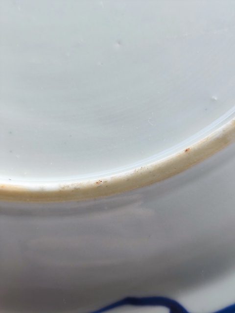 古玩陶瓷青花盤真品鑒賞圖