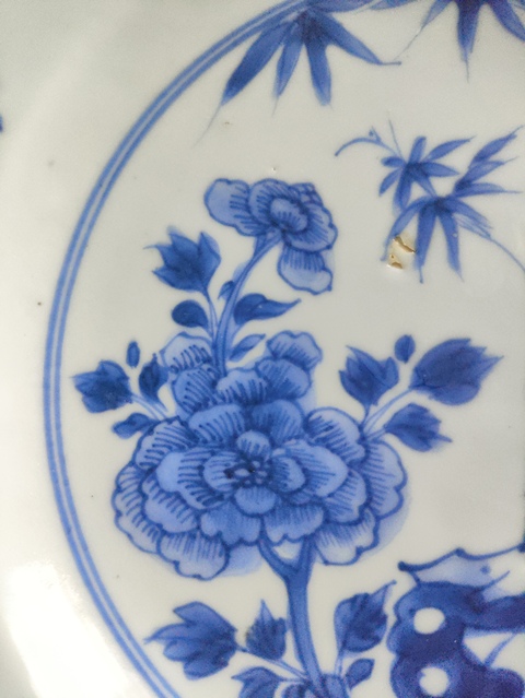 古玩陶瓷青花盤真品鑒賞圖