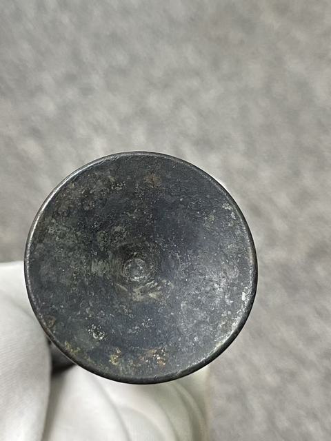 古玩銅器竹節柄青銅劍真品鑒賞圖