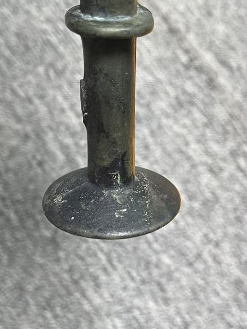 古玩銅器竹節柄青銅劍真品鑒賞圖