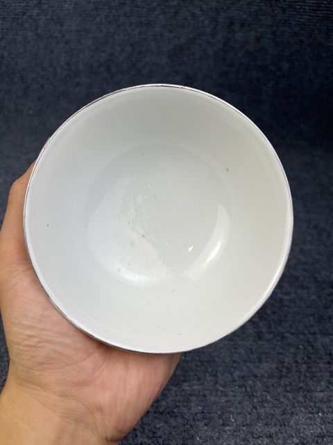 古玩陶瓷粉彩花卉紋碗拍賣,當前價格399元