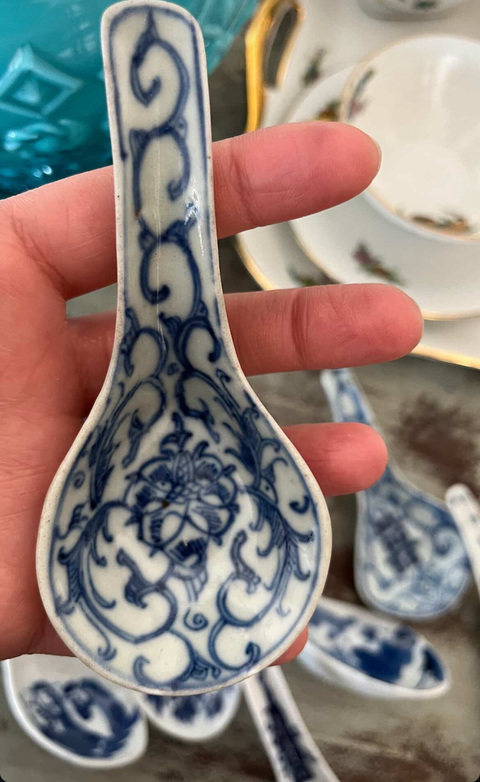 古玩陶瓷青花勺子真品鑒賞圖