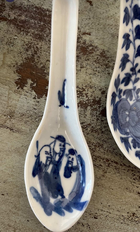古玩陶瓷青花勺子真品鑒賞圖
