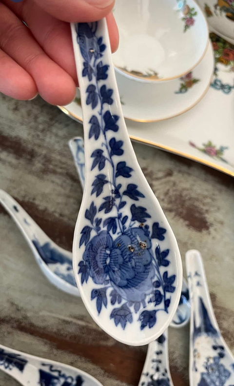 古玩陶瓷青花勺子真品鑒賞圖