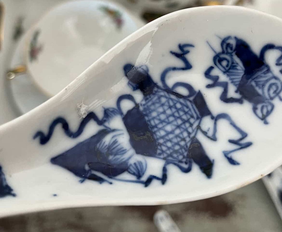 古玩陶瓷青花勺子真品鑒賞圖