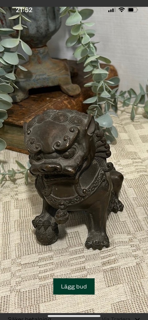 古玩銅器銅獅子真品鑒賞圖
