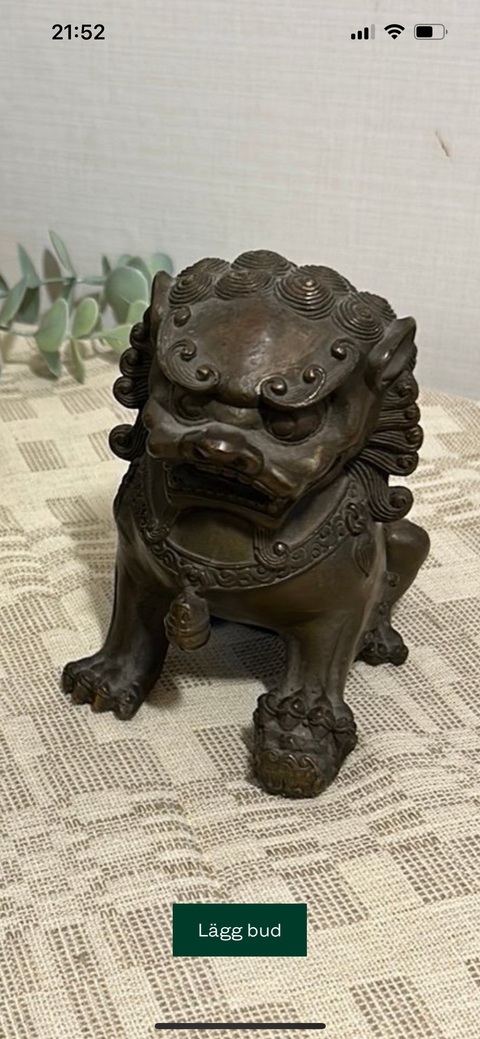 古玩銅器銅獅子真品鑒賞圖