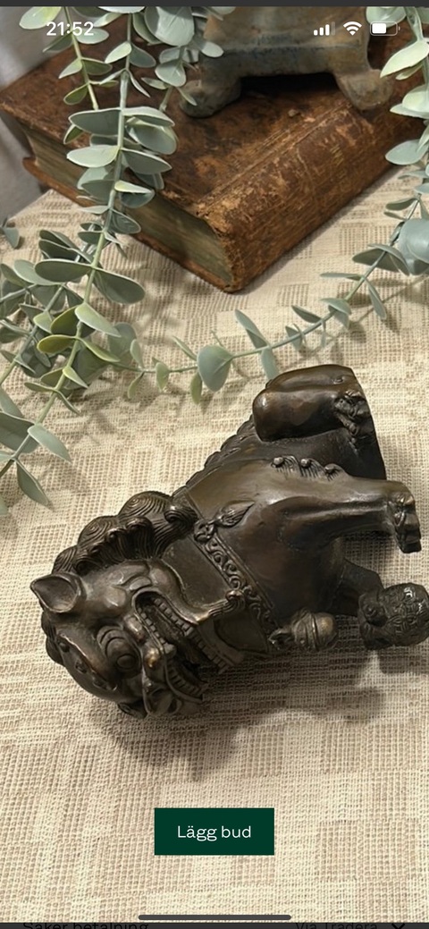 古玩銅器銅獅子真品鑒賞圖