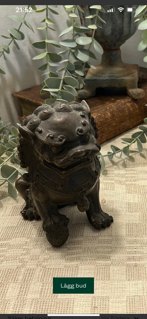 古玩銅器銅獅子真品鑒賞圖