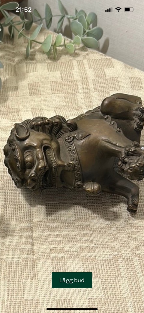 古玩銅器銅獅子真品鑒賞圖