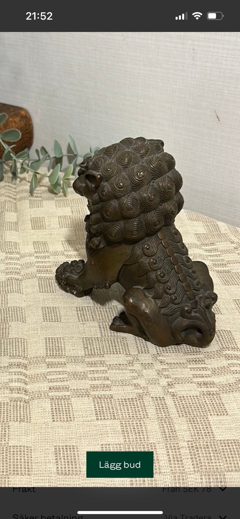古玩銅器銅獅子真品鑒賞圖