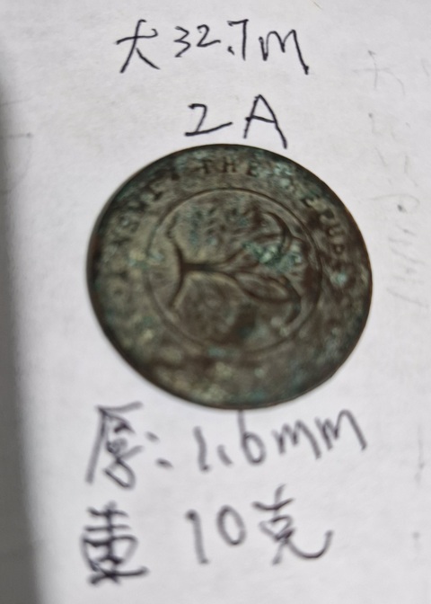 古玩錢幣民國雙旗銅元真品鑒賞圖