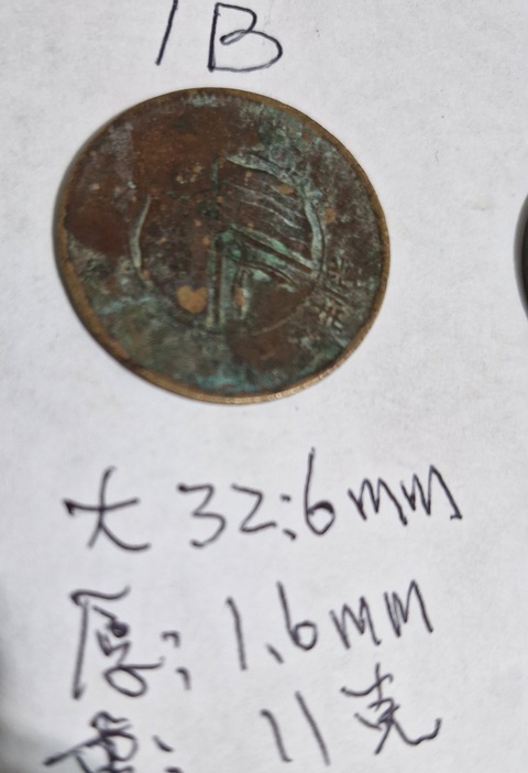 古玩錢幣民國雙旗銅元真品鑒賞圖