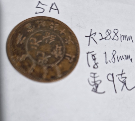古玩錢幣大清銅幣真品鑒賞圖