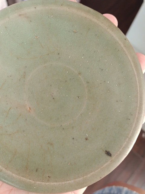 古玩陶瓷東溝青瓷盤真品鑒賞圖