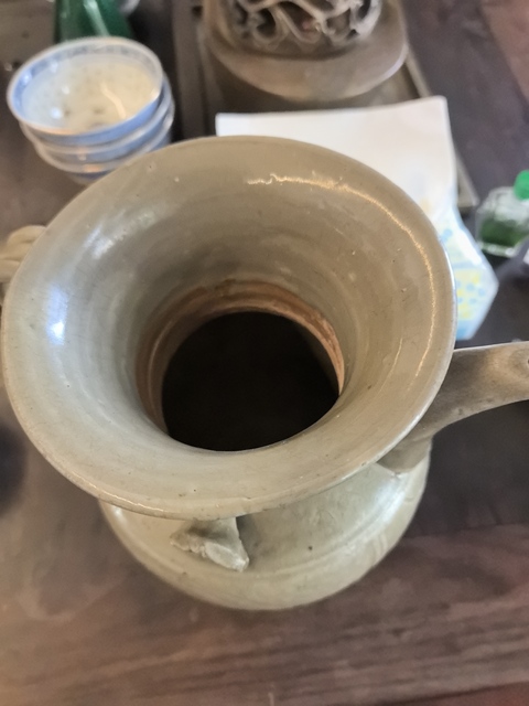 古玩陶瓷青釉執(zhí)壺真品鑒賞圖
