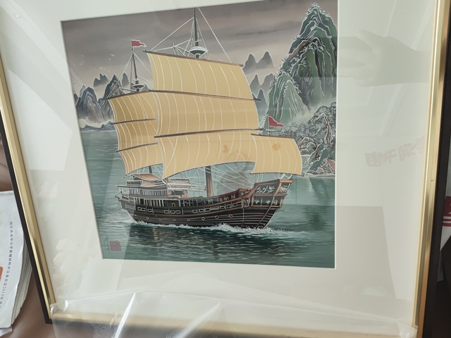 古玩字畫工藝銀版畫真品鑒賞圖