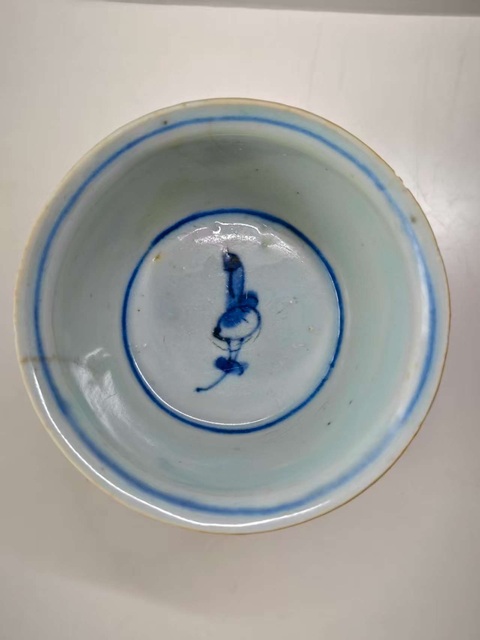 古玩陶瓷明晚期青花嬰戲圖杯拍賣,當(dāng)前價(jià)格1678元