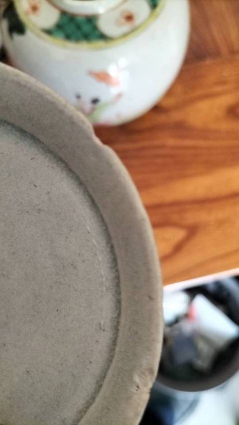 古玩陶瓷越窯青瓷文房洗真品鑒賞圖