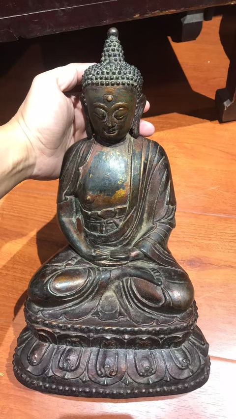 古玩銅器造像真品鑒賞圖