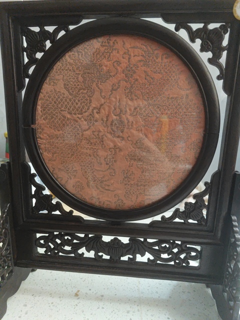 古玩雜項龍紋織錦真品鑒賞圖