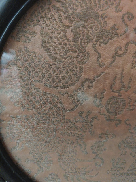 古玩雜項龍紋織錦真品鑒賞圖
