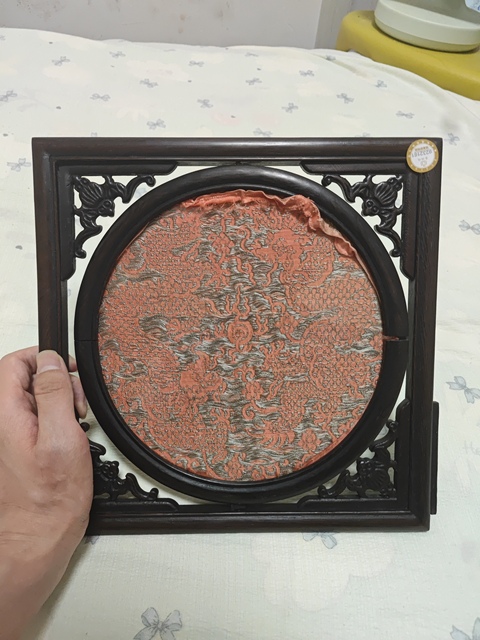 古玩雜項龍紋織錦真品鑒賞圖