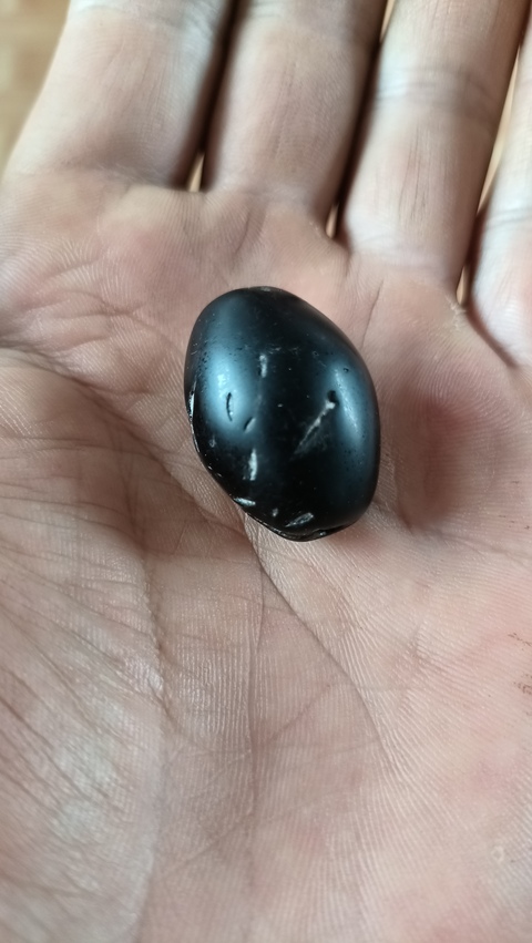 古玩玉器老瑪瑙珠真品鑒賞圖