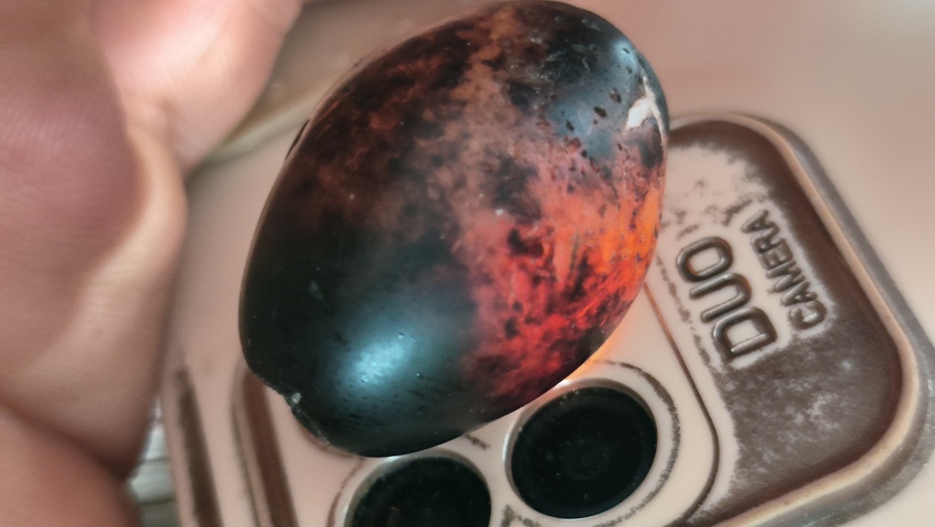 古玩玉器老瑪瑙珠真品鑒賞圖