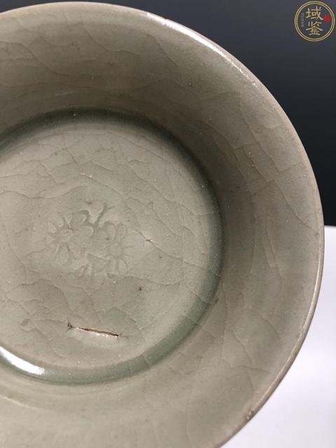 古玩陶瓷元末明初·青釉暗刻花卉紋洗拍賣,當前價格3300元