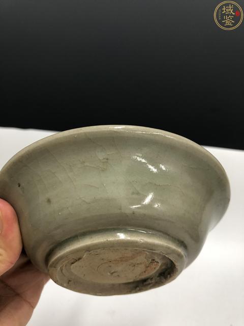 古玩陶瓷元末明初·青釉暗刻花卉紋洗拍賣,當前價格3300元