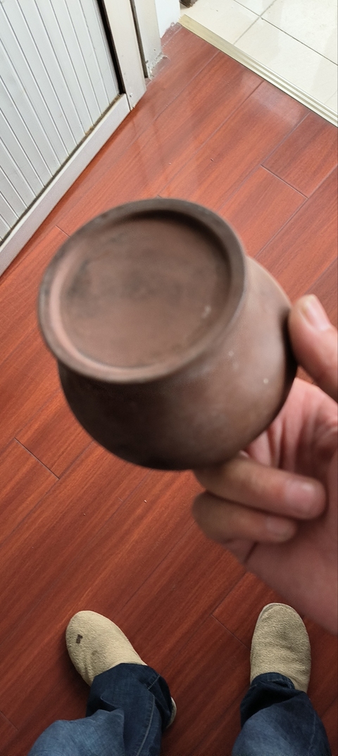 古玩陶瓷豆青盤真品鑒賞圖