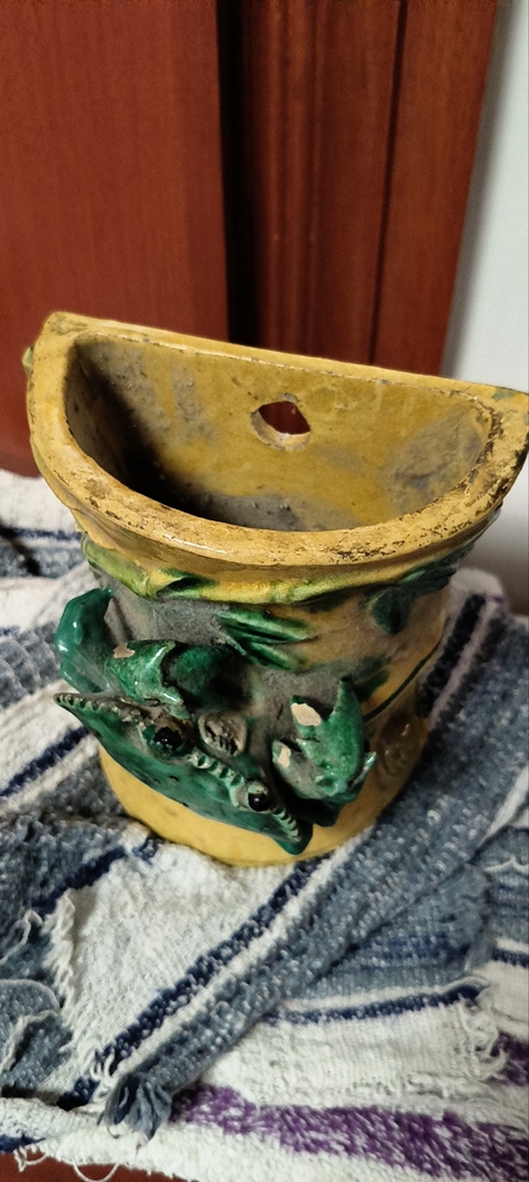 古玩陶瓷豆青盤真品鑒賞圖